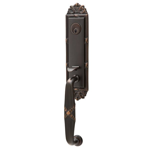 Oil Rubbed Bronze Handleset 4711BAUS10BLH, EMTEK, Mfr# 4711BAUS10BLH